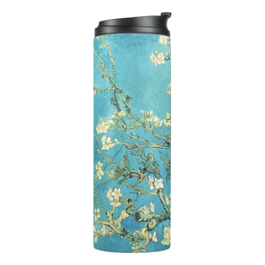 Vincent van Gogh Blossomong Almond Tree Thermosbeker (Gedraaid links)