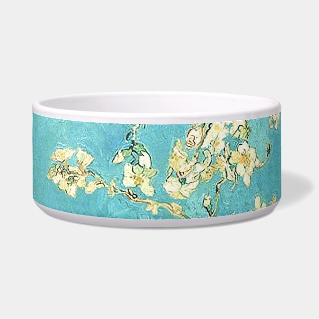 Vincent van Gogh Blossomong Almond Tree Voerbakje (Voorkant)