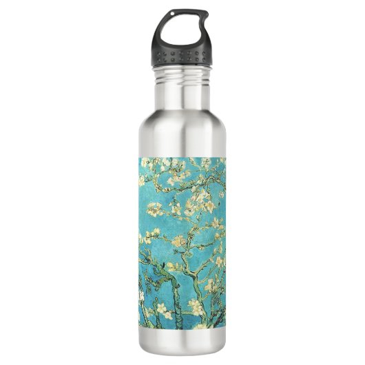 Vincent van Gogh Blossomong Almond Tree Waterfles (Voorkant)