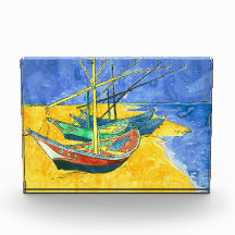 Vincent van Gogh Boats bij Saintes-Marie watercol