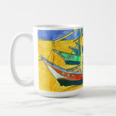 Vincent van Gogh Boats bij Saintes-Marie watercol Koffiemok (Links)