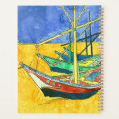 Vincent van Gogh Boats bij Saintes-Marie watercol Planner (Achterkant)