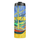Vincent van Gogh Boats bij Saintes-Marie watercol Thermosbeker (Voorkant)