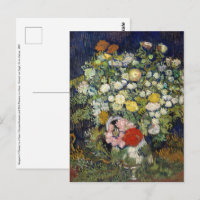 Vincent van Gogh - Boeket Bloemen in een Vaas