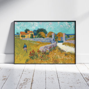 Vincent van Gogh, Boerderij in de Provence Foto Afdruk