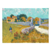 Vincent van Gogh, Boerderij in de Provence Foto Afdruk (Voorkant)