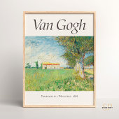 Vincent van Gogh Boerderij in een Wheatfield Art Poster