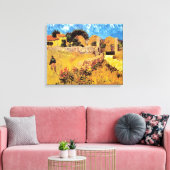 Vincent Van Gogh - Boerderij in Provence Kunstschi Canvas Afdruk (Insitu (Woonkamer))