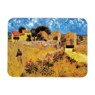 Vincent Van Gogh - Boerderij in Provence Kunstwerk Magneet