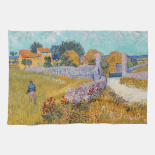 Vincent van Gogh - Boerderij in Provence Theedoek