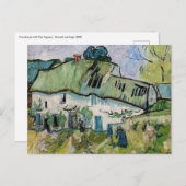 Vincent van Gogh - Boerderij met twee figuren Briefkaart (Voorkant / Achterkant)
