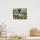Vincent van Gogh - Boerderij met twee figuren Poster (Keuken)