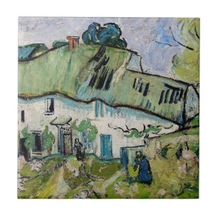 Vincent van Gogh - Boerderij met twee figuren Tegeltje