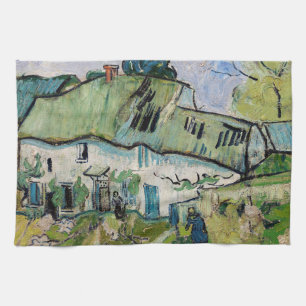 Vincent van Gogh - Boerderij met twee figuren Theedoek