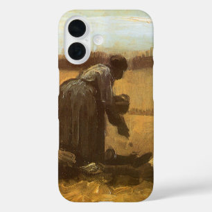 Vincent van Gogh - Boeren die aardappelen planten iPhone 16 Hoesje