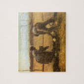 Vincent van Gogh - Boeren die aardappelen planten Legpuzzel (Verticaal)