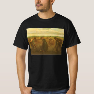 Vincent van Gogh - Boeren die aardappelen planten T-shirt