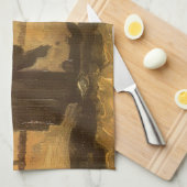 Vincent van Gogh - Boeren die aardappelen planten Theedoek (Quarter Fold)