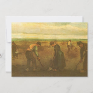 Vincent van Gogh - Boeren die aardappels planten 