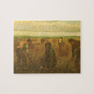 Vincent van Gogh - Boeren die aardappels planten  Legpuzzel