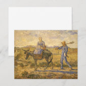 Vincent van Gogh - Boerenkoppel op weg naar het we (Voorkant / Achterkant)