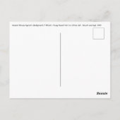 Vincent van Gogh - Boerenmeisje met strohoed Briefkaart (Achterkant)