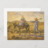 Vincent van Gogh - Boerenpaar aan het werk (Voorkant / Achterkant)