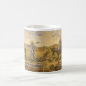 Vincent van Gogh - Boerenpaar aan het werk Koffiemok (Center)