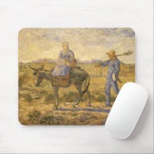 Vincent van Gogh - Boerenpaar aan het werk Muismat (Met muis)