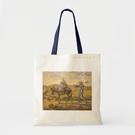 Vincent van Gogh - Boerenpaar aan het werk Tote Bag (Voorkant)