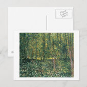 Vincent van Gogh | Bomen en Kreupelhout, 1887 Briefkaart (Voorkant / Achterkant)