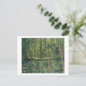 Vincent van Gogh | Bomen en Kreupelhout, 1887 Briefkaart (Staand voorkant)