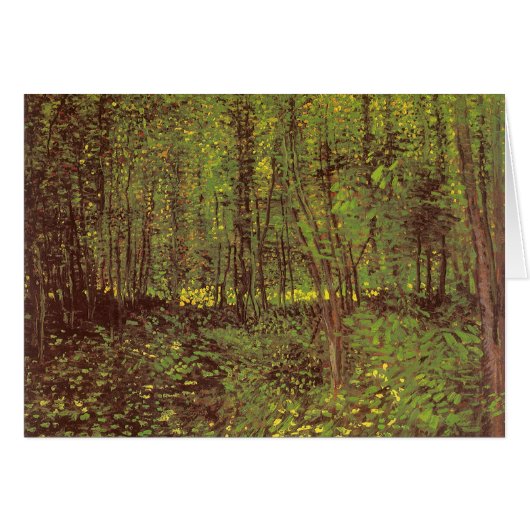 Vincent van Gogh - Bomen en Ondergroei (Voorkant Horizontaal)