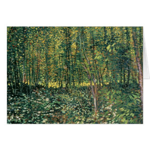 Vincent van Gogh Bomen en ondergroei, 1887