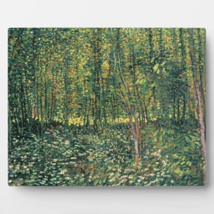 Vincent van Gogh Bomen en ondergroei, 1887 Fotoplaat