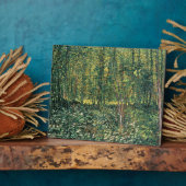 Vincent van Gogh | Bomen en ondergroei, 1887 Fotoplaat (Zijkant)