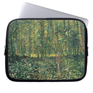 Vincent van Gogh Bomen en ondergroei, 1887 Laptop Sleeve