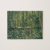 Vincent van Gogh | Bomen en ondergroei, 1887 Legpuzzel (Horizontaal)