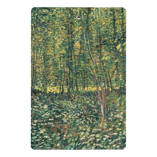 Vincent van Gogh | Bomen en ondergroei, 1887 Mini Klembord (Achterkant)