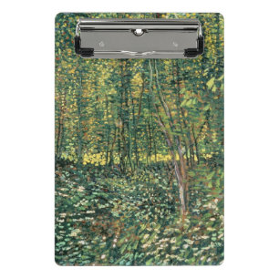 Vincent van Gogh Bomen en ondergroei, 1887 Mini Klembord