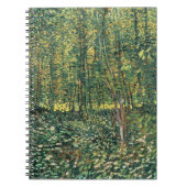 Vincent van Gogh | Bomen en ondergroei, 1887 Notitieboek (Voorkant)