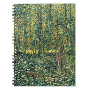 Vincent van Gogh Bomen en ondergroei, 1887 Notitieboek