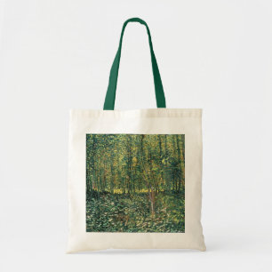 Vincent van Gogh Bomen en ondergroei, 1887 Tote Bag