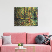 Vincent Van Gogh - Bomen en Ondergroei Fijne Kunst Canvas Afdruk (Insitu (Woonkamer))