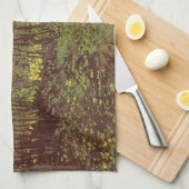 Vincent van Gogh - Bomen en Ondergroei Theedoek (Quarter Fold)