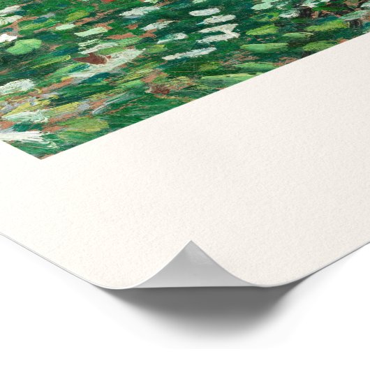 Vincent van Gogh Bomen en Undergrowth Art Print (Hoek)