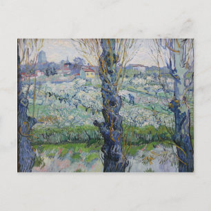 Vincent van Gogh - Bomen schilderen kunstwerk Briefkaart