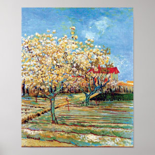 Vincent Van Gogh - Boomgaard in bloei Fijne Kunst Poster