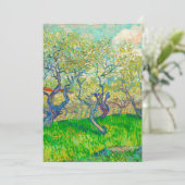 Vincent van Gogh Boomgaard in bloei Kaart (Staand voorkant)