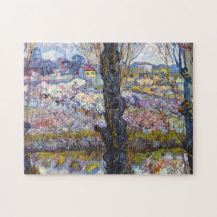Vincent Van Gogh – Boomgaard in bloei met populier Legpuzzel